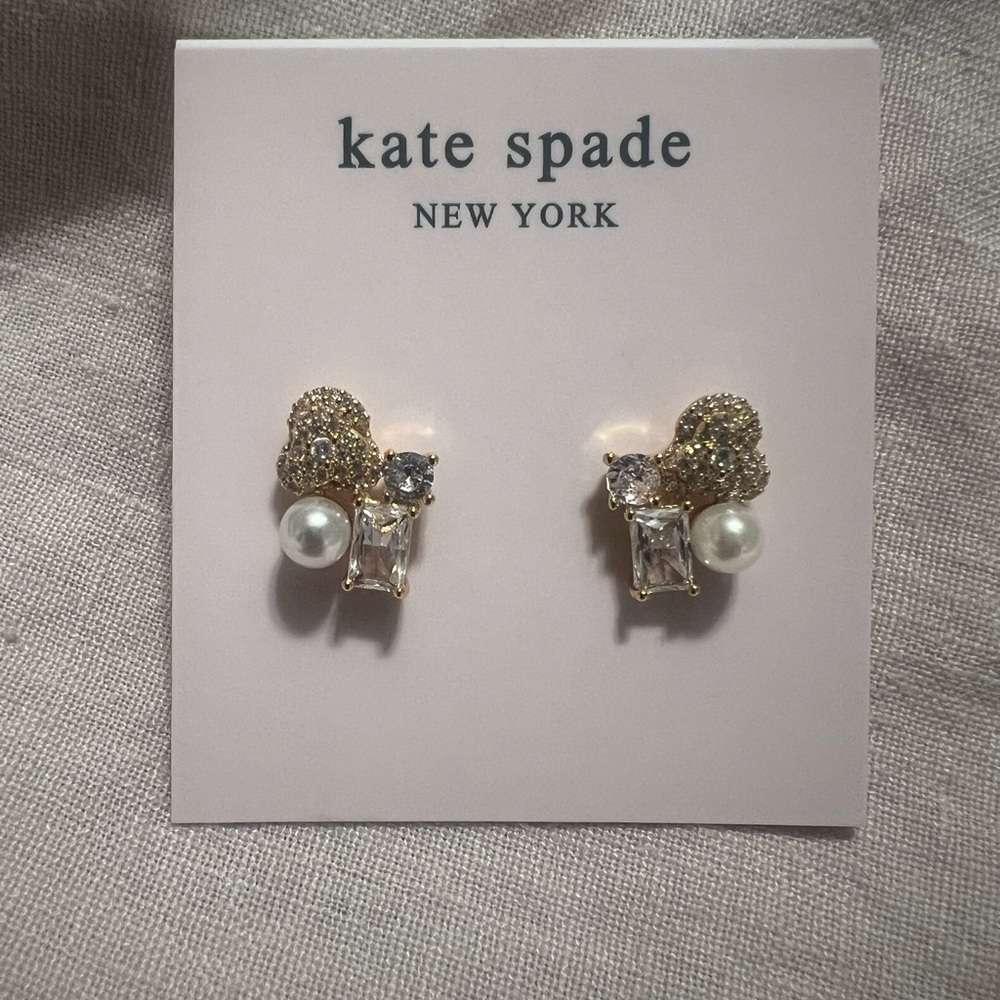 Kate Spade stud earrings NWOT - Picture 4 of 5